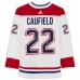 Autographed Montreal Canadiens Cole Caufield Fanatics Authentic adidas White Authentic Jersey