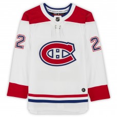 Autographed Montreal Canadiens Cole Caufield Fanatics Authentic adidas White Authentic Jersey