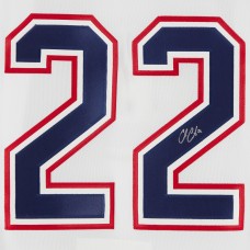 Autographed Montreal Canadiens Cole Caufield Fanatics Authentic adidas White Authentic Jersey