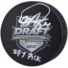 Шайба Matt Dumba Minnesota Wild Fanatics Authentic Autographed 2012 NHL Draft Logo with #7 Pick Inscription