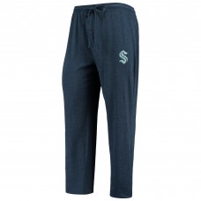Футболка с длинным рукавом и штаны Seattle Kraken Concepts Sport Meter - Gray/Deep Sea Blue