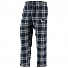 Штаны Vancouver Canucks Concepts Sport Takeaway Plaid Flannel - Navy/Gray