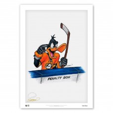 Anaheim Ducks 24 x 36 Daffy Duck Limited Edition Fine Art Print