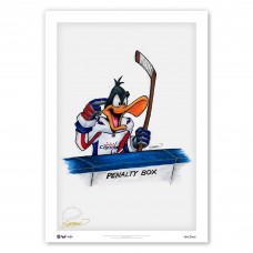 Washington Capitals 24 x 36 Daffy Duck Limited Edition Fine Art Print