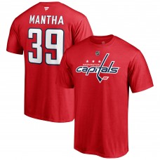 Футболка Anthony Mantha Washington Capitals Authentic Stack - Red