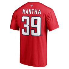 Футболка Anthony Mantha Washington Capitals Authentic Stack - Red