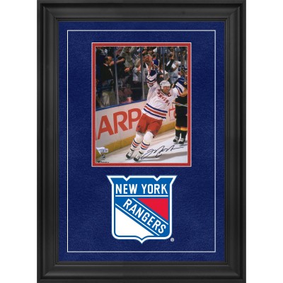 Autographed New York Rangers Mark Messier Fanatics Authentic Deluxe Framed 8 x 10 Stanley Cup Goal Celebration Photograph