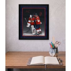 Фото с автографом Aleksander Barkov & Spencer Knight Florida Panthers Fanatics Authentic 16" x 20" Spotlight
