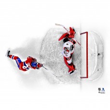 Unsigned Montreal Canadiens Cole Caufield Fanatics Authentic First NHL Game Photograph