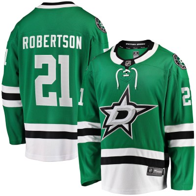 Игровая джерси Jason Robertson Dallas Stars 2017/18 Home Breakaway Replica - Kelly Green - оригинальные хоккейные джерси Даллас Старз