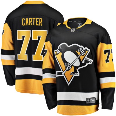 Игровая джерси Jeff Carter Pittsburgh Penguins 2017/18 Home Breakaway Replica - Black