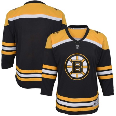 Игровая джерси Youth Boston Bruins Black Home Replica Blank