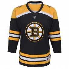 Именная игровая джерси Youth Boston Bruins Black Home Replica Custom