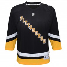 Детская игровая джерси Pittsburgh Penguins Youth 2021/22 Alternate Replica - Black