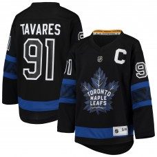 Игровая джерси John Tavares Toronto Maple Leafs Youth Alternate Replica Player - Black