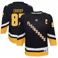 Игровая форма Sidney Crosby Pittsburgh Penguins Youth 2021/22 Alternate Replica Player - Black