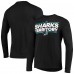 Футболка с длинным рукавом San Jose Sharks Adidas Dassler AEROREADY Creator - Black