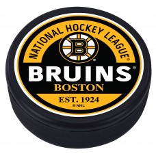 Boston Bruins Block Hockey Puck