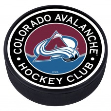 Colorado Avalanche Striped Hockey Puck