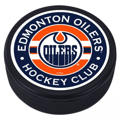Шайба Edmonton Oilers Striped
