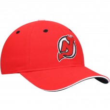 New Jersey Devils Youth Adjustable Hat - Red
