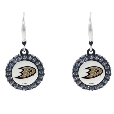Сережки - шайбы Anaheim Ducks