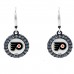 Сережки - шайбы Philadelphia Flyers