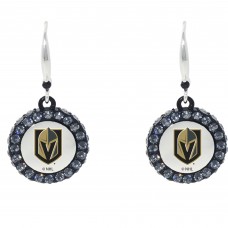 Vegas Golden Knights Hockey Puck Earrings