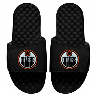 Шлепки Edmonton Oilers ISlide Ice Clipping Mask Slide - Black - оригинальная атрибутика Эдмонтон Ойлерз