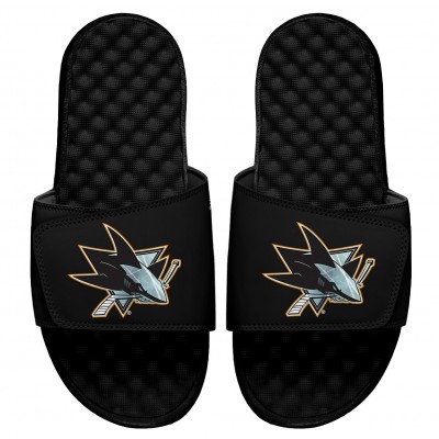 Маска Шлепки  San Jose Sharks ISlide Ice Clipping Slide - Black