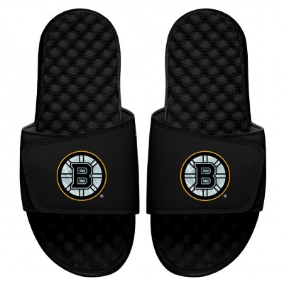 Шлепки Boston Bruins ISlide Youth Ice Clipping Mask Slide - Black - детская атрибутика НХЛ Бостон Бруинс