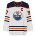 Autographed Edmonton Oilers Connor McDavid Fanatics Authentic White adidas Authentic Jersey - Upper Deck
