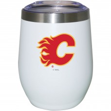 Calgary Flames 12oz. Logo Stemless Tumbler