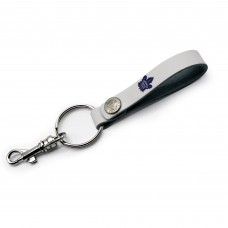 Toronto Maple Leafs Personalized Leather Loop Keychain