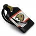 Anaheim Ducks Personalized Leather Luggage Tag
