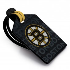 Boston Bruins Personalized Leather Luggage Tag