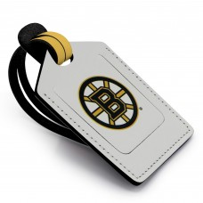 Boston Bruins Personalized Leather Luggage Tag