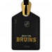 Boston Bruins Personalized Leather Luggage Tag