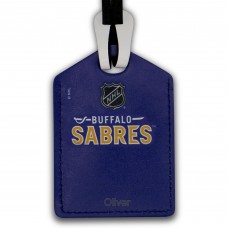 Buffalo Sabres Personalized Leather Luggage Tag