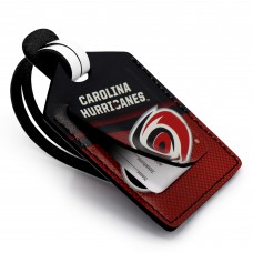 Carolina Hurricanes Personalized Leather Luggage Tag