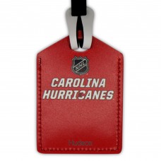 Carolina Hurricanes Personalized Leather Luggage Tag