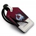 Colorado Avalanche Personalized Leather Luggage Tag