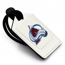 Colorado Avalanche Personalized Leather Luggage Tag
