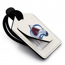 Colorado Avalanche Personalized Leather Luggage Tag