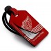 Detroit Red Wings Personalized Leather Luggage Tag