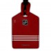 Detroit Red Wings Personalized Leather Luggage Tag