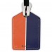 Edmonton Oilers Personalized Leather Luggage Tag