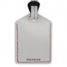 Edmonton Oilers Personalized Leather Luggage Tag