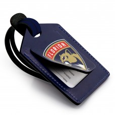 Florida Panthers Personalized Leather Luggage Tag