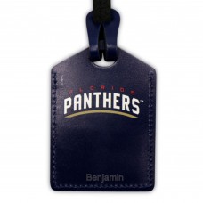 Florida Panthers Personalized Leather Luggage Tag